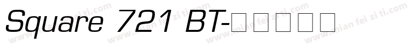 Square 721 BT字体转换